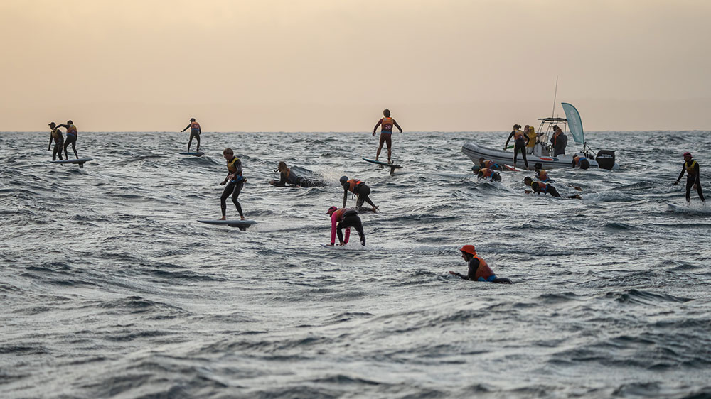 Foil Drive Downwinder, Luke Atkinson et Holly Pie s'imposent