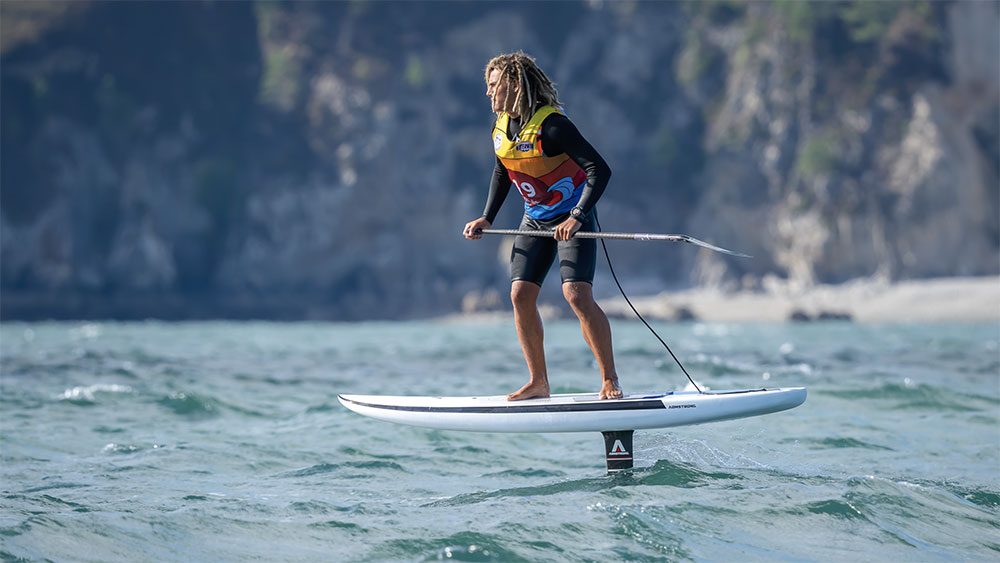 Championnats de France Downwind SUP Foil au P. Crozon Foil Festival